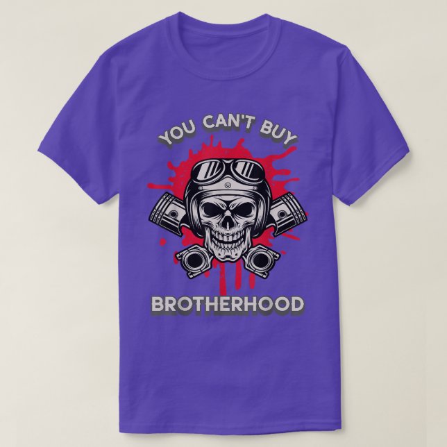 Mens You can't buy Brotherhood - Motorcycle Club B T-Shirt (Design Front)