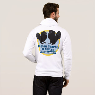Men's Zip-up Hoodie with Color logo