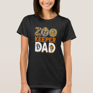 Mens Zookeeper Dad Zoo Animal Zookeeper 3 T-Shirt