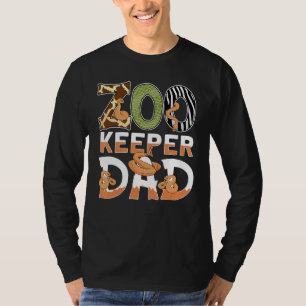 Mens Zookeeper Dad Zoo Animal Zookeeper 3 T-Shirt