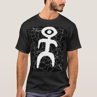 Mensch In Black and White T-Shirt