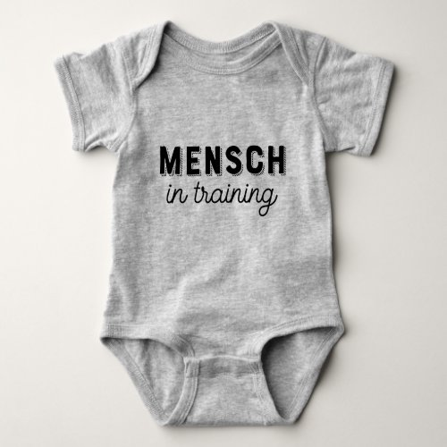 Mensch in Training T_Shirt Baby Bodysuit