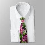 Mens&#39;s Floral Necktie/ Petunias Neck Tie at Zazzle