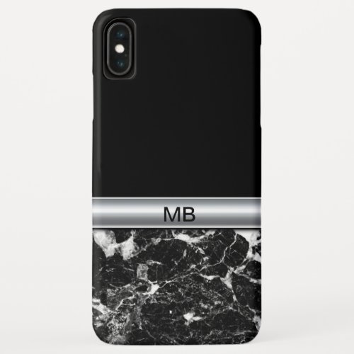 Menss Professional Monogram Design iPhone XS Max Case