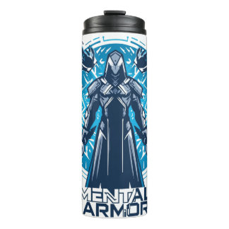 Mental Armor - Hoodie Warrior Figure Thermal Tumbler