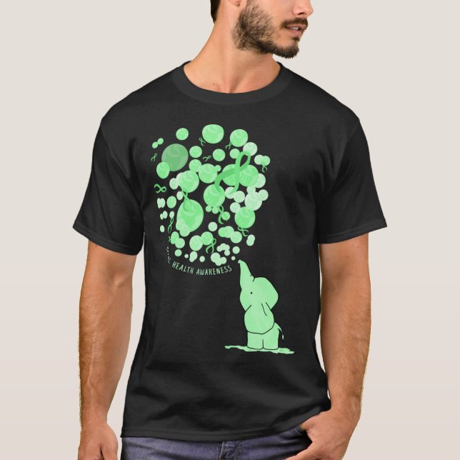 Mental Awareness 12 Step Recovery Mental Hea T-Shirt (Front)