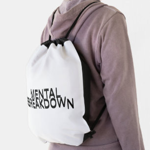 Mental Breakdown Cinch Shoulder Bag for Gear