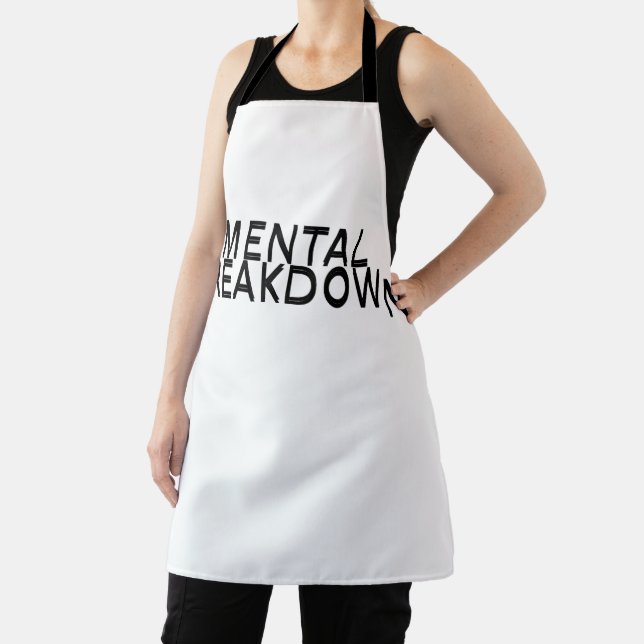 Mental Breakdown Industrial Heavy Duty Canvas Apron (Insitu)