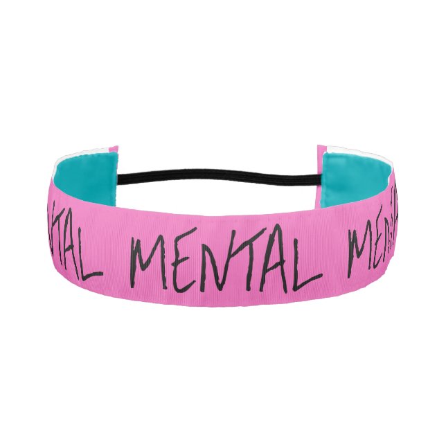 MENTAL" Hair Band Athletic Headband (Front)