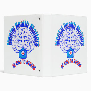 Mental Health 3 Ring Binder