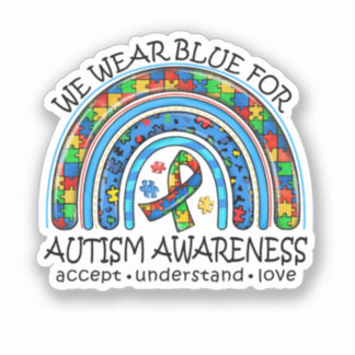 Mental Health, ABA Therapist, Autism Awareness Sticker