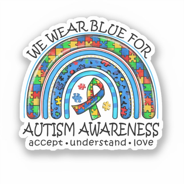 Mental Health, ABA Therapist, Autism Awareness Sticker (Front)