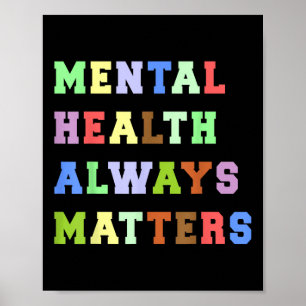 Mental Health Always S Therapy Emotional Awareness Poster