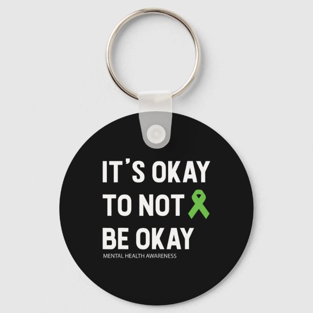 Mental Health Awareness 1  Keychain (Front)