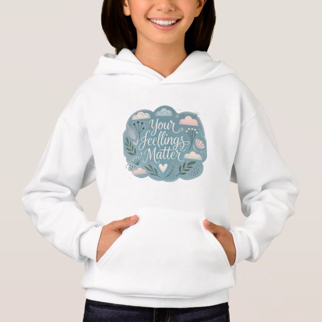 Mental Health Awareness Art Hoodie (Front)