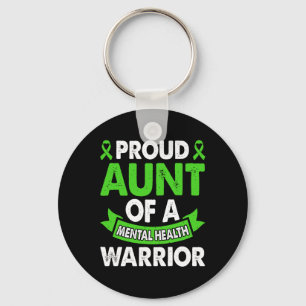 Mental Health Awareness Aunt Of Warrior Mental The Keychain