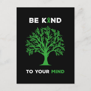 Mental Health Awareness Be Kind To Your Mind Postcard