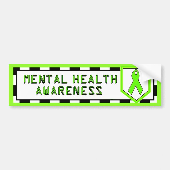 Mental Health Awareness Bumper Sticker