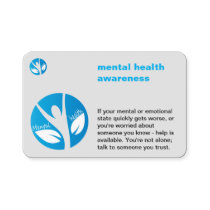 mental health awareness business card