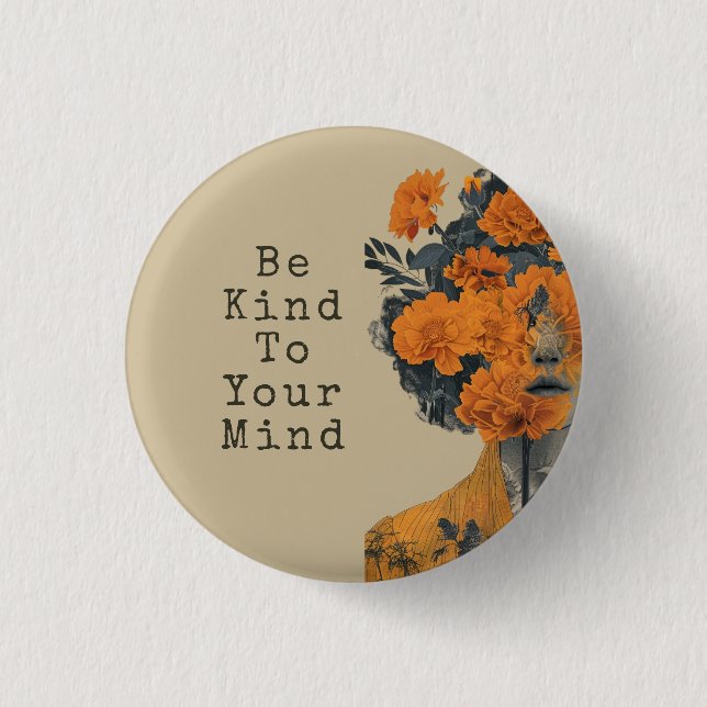 Mental Health Awareness Button (Front)