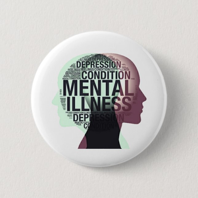 Mental health awareness button (Front)