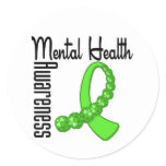 Mental Health Awareness Classic Round Sticker