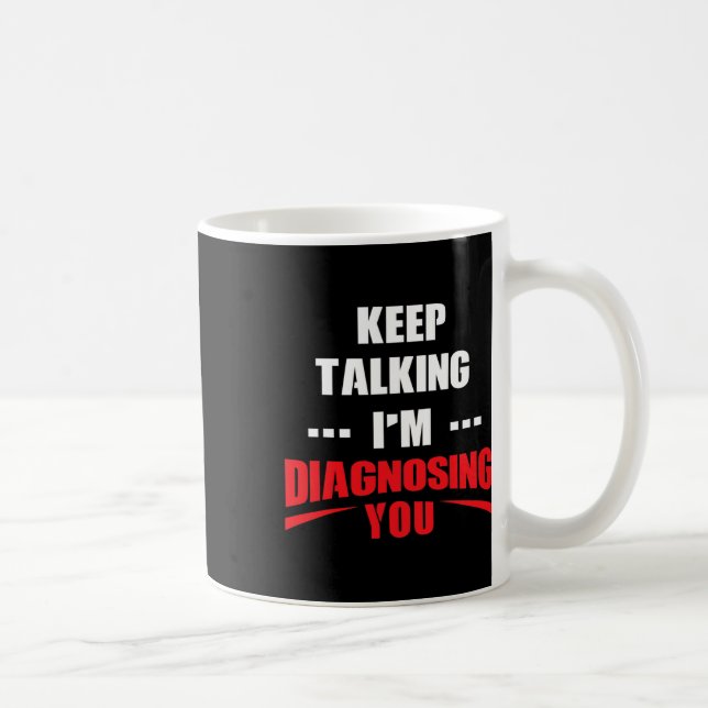 Mental Health Awareness Counselor Gift - Therapist Coffee Mug (Right)