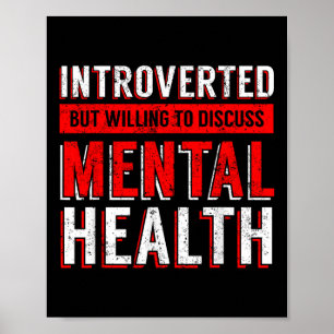 Mental Health Awareness Depression  Poster