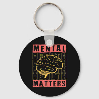Mental Health Awareness Depression Suicide Prevent Keychain