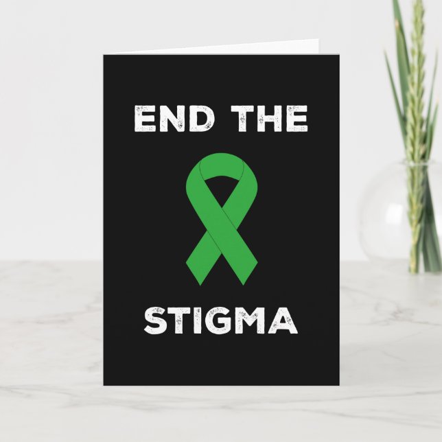 Mental Health Awareness End The Stigma Card (Front)