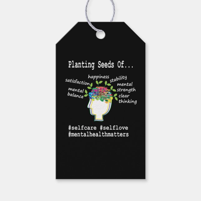 Mental Health Awareness Gift Tags (Front)