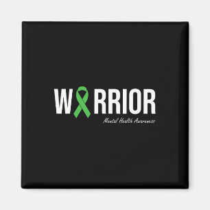Mental Health Awareness Green Ribbon 2 Magnet