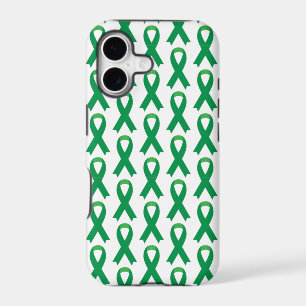 Mental Health Awareness Green Ribbon iPhone 17 Case