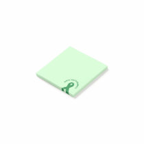 Mental Health Awareness Green Ribbon Post-it Notes