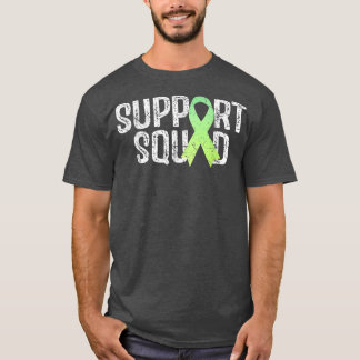 Mental Health Awareness Green Ribbon Support Squad T-Shirt