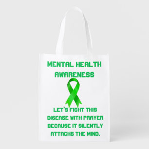 Mental Health Awareness Grocery Bag