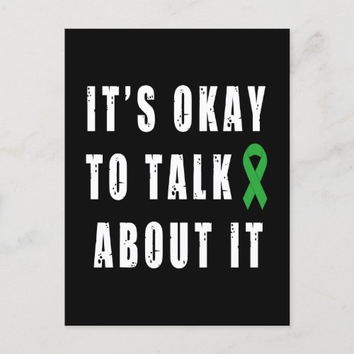 Mental Health Awareness Its Okay To Talk About It Postcard