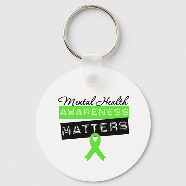 Mental Health Awareness Matters Keychain (Front)