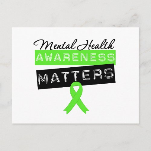 Mental Health Awareness Matters Postcard