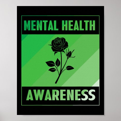 Mental Health Awareness Men Women Kids Mental Heal Poster