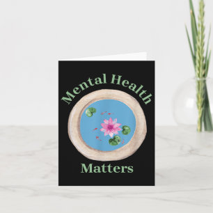 Mental Health Awareness Mental Health S Peace Koi Card