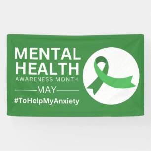 Mental Health Awareness Month 2023 Anxiety Banner
