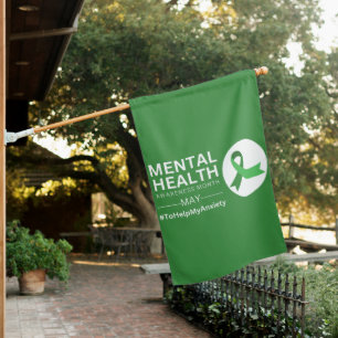 Mental Health Awareness Month    Anxiety House Flag