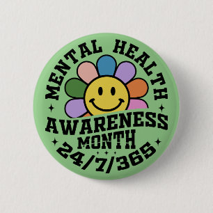 Mental Health Awareness Month Button