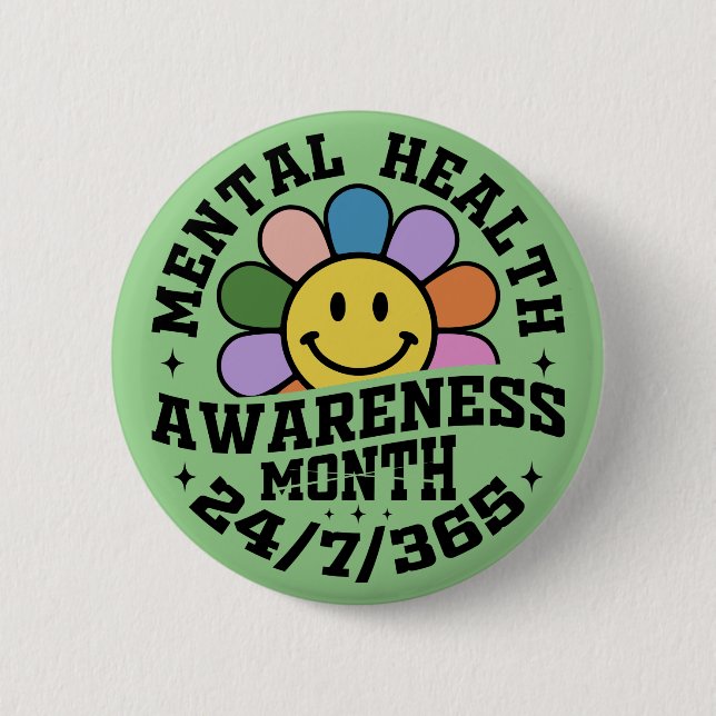 Mental Health Awareness Month Button (Front)