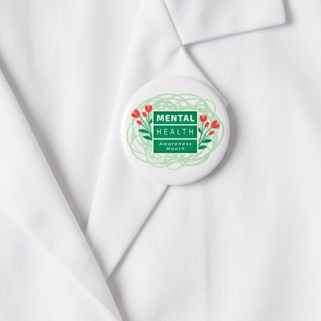 Mental Health Awareness Month Button (Creator Uploaded)