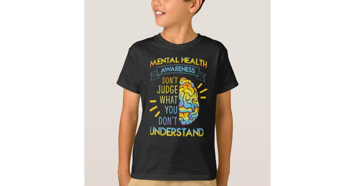 Mental Health Awareness End The Stigma T-Shirt : Clothing, Shoes & Jewelry  