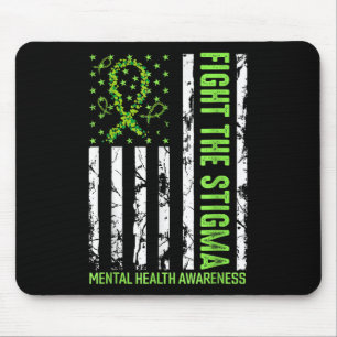 Mental Health Awareness Month Fight The Stigma Men Mouse Pad