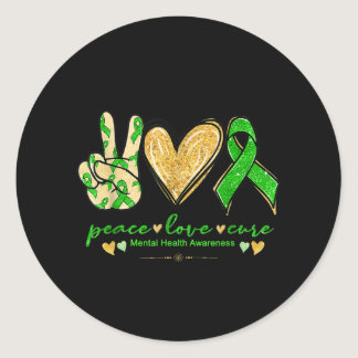 Mental Health Awareness Month | Health Matters Classic Round Sticker