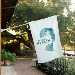 Mental Health Awareness Month House Flag